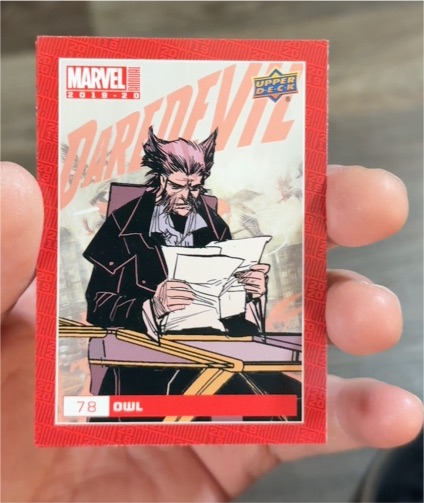 2020 Upper Deck Marvel Annual #78 Owl — front