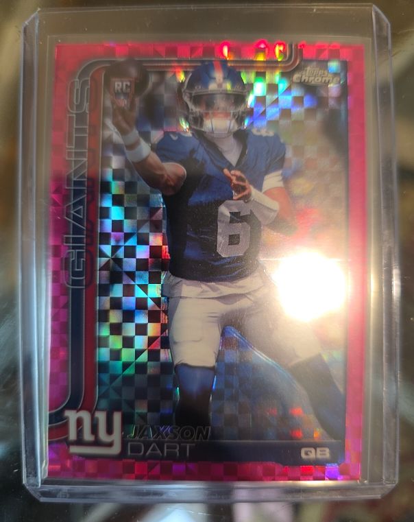 2025 Topps Chrome #306 Jaxson Dart — front