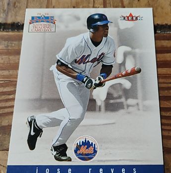2004 Fleer National Trading Card Day #4 Jose Reyes — front