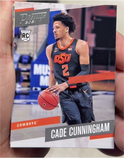 2021-22 Panini Chronicles Draft Picks Prestige #369 Cade Cunningham — front