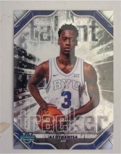 2025-26 Bowman Basketball #TT-1 AJ Dybantsa Talent Tracker — front