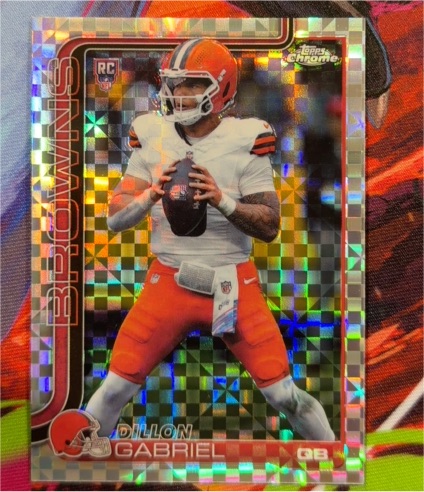 2025 Topps Chrome #317 Dillon Gabriel — front
