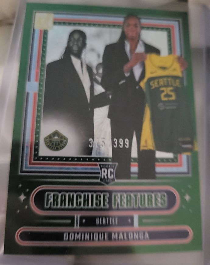 2025 Panini Donruss WNBA #19 Dominique Malonga Franchise Features — front
