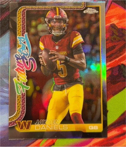 2024 Topps Chrome Finesse #FS-14 Jayden Daniels — front