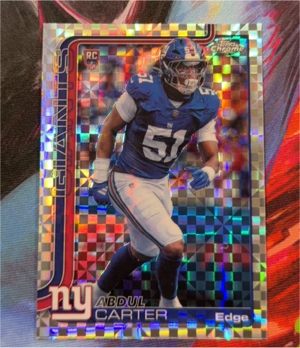 2025 Topps Chrome #350 Abdul Carter — front