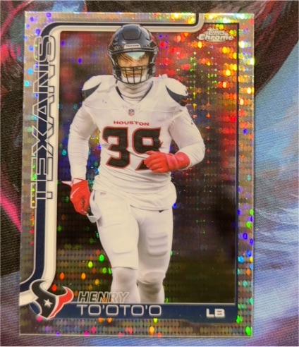 2025 Topps Chrome #122 Henry To'oTo'o — front