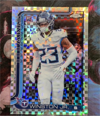 2025 Topps Chrome #375 Kevin Winston Jr. — front