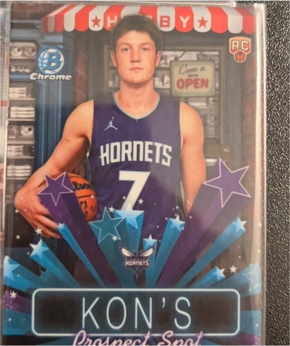 2025 Bowman Chrome #HS-7 Kon Knueppel — front