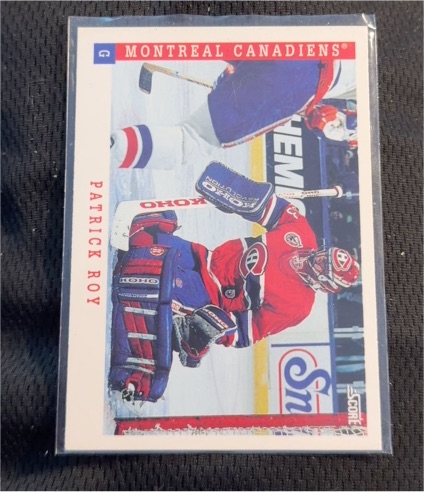 1993 Score #315 Patrick Roy — front