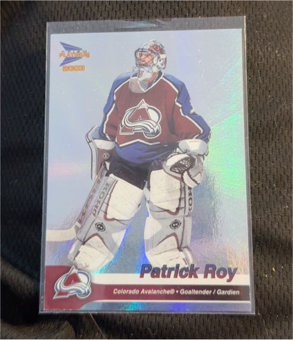 2002-03 Pacific Prism Platinum McDonald's #9 Patrick Roy — front