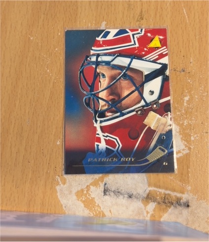 1995-96 Pinnacle #169 Patrick Roy — front