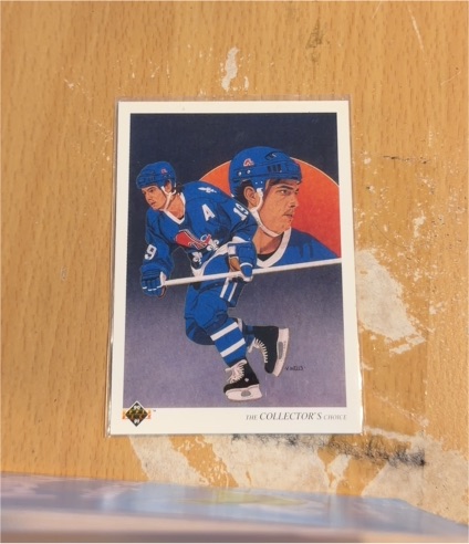 1990-91 Upper Deck #301 Joe Sakic Quebec Nordiques — front