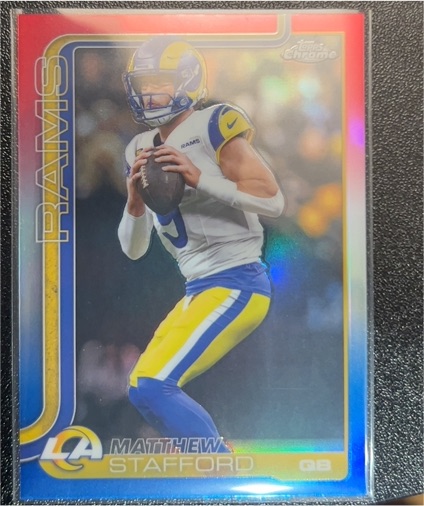 2025 Topps Chrome #169 Matthew Stafford — front