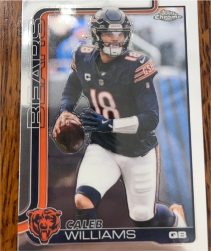 2025 Topps Chrome #52 Caleb Williams — front