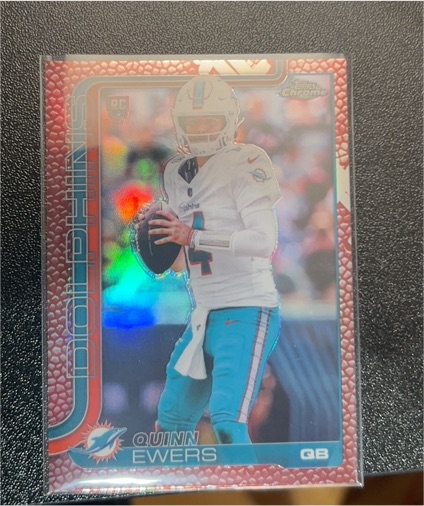 2025 Topps Chrome #316 Quinn Ewers — front