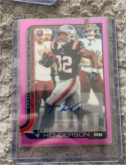 2025 Topps Chrome #RA-THE Treveyon Henderson — front