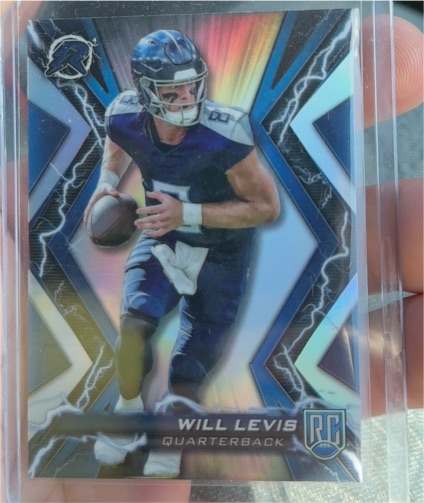 2023 Topps Composite #100 Will Levis RC Resurgence Prism Refractor — front