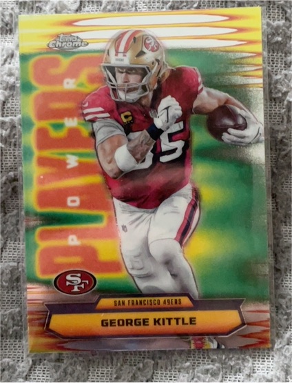 2025 Topps Chrome Power Players #PP-33 George Kittle — front