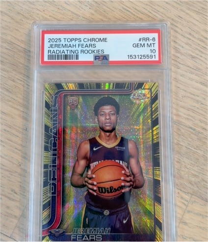 2025 Topps Chrome #RR-6 Jeremiah Fears Radiating Rookies — front