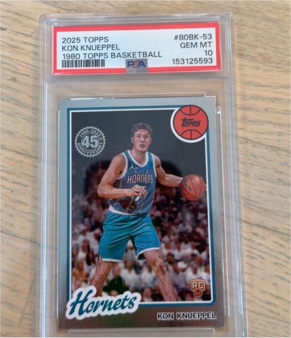 2025 Topps 1980-81 Topps Basketball #80BK-53 Kon Knueppel — front