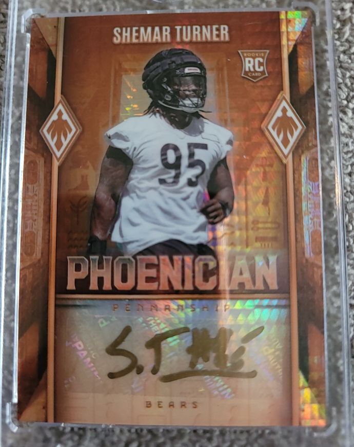 2025 Panini Phoenix #PHP-STU Shemar Turner Phoenician Penmanship — front