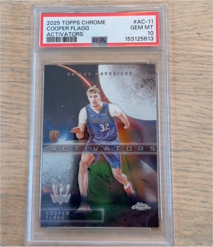 2025 Topps Chrome Activators #AC-11 Cooper Flagg — front