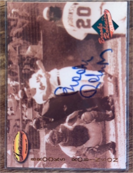 1993 Ted Williams Card Company Brooks Robinson Collection #BR3 — front