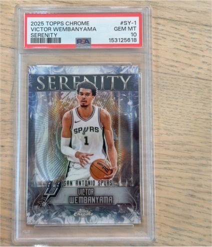 2025 Topps Chrome #SY-1 Victor Wembanyama Serenity — front