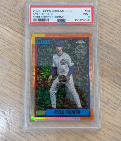 2025 Topps Chrome Update #13 Kyle Tucker — front