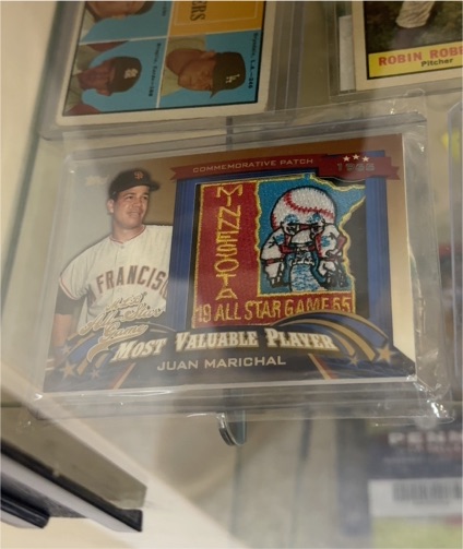 2013 Topps Most Valuable Player Commemorative Patch #ASMVP-2 Juan Marichal — front