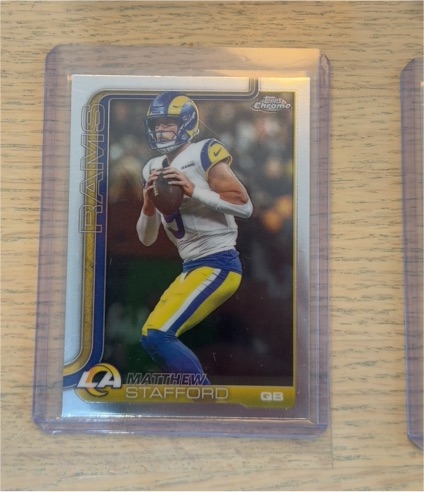 2025 Topps Chrome #169 Matthew Stafford — front