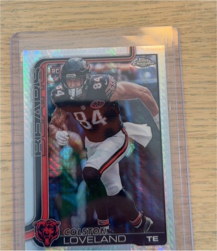 2025 Topps Chrome #345 Colston Loveland — front