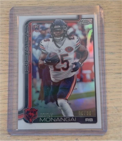 2025 Topps Chrome #382 Kyle Monangai — front
