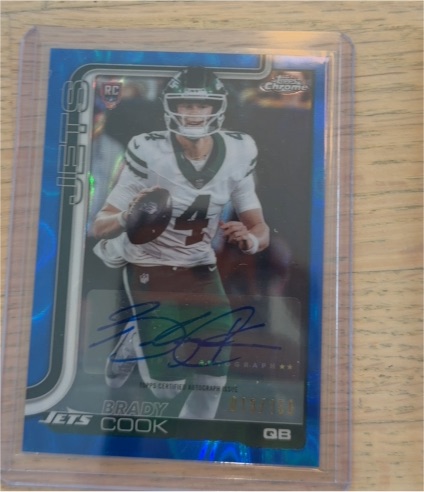 2025 Topps Chrome #RA-BCO Brady Cook — front
