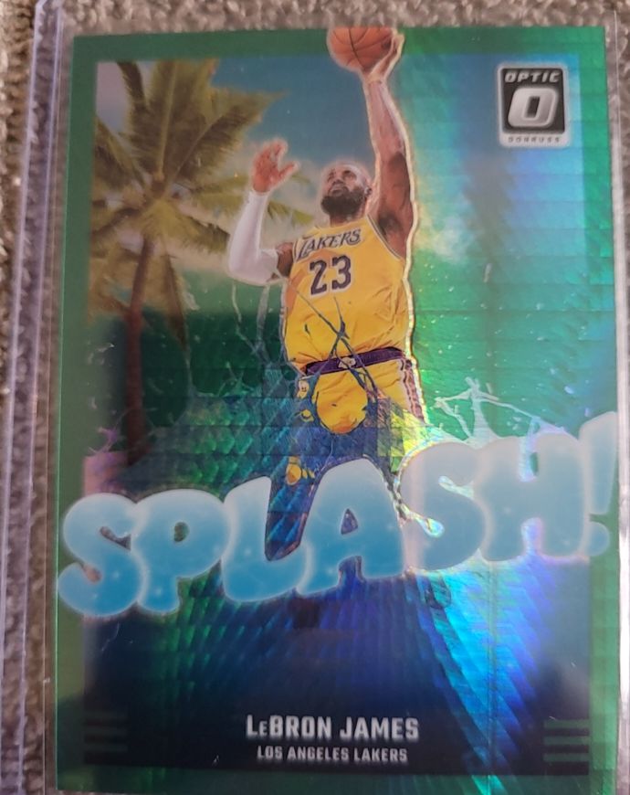2024-25 Panini Donruss Optic #5 LeBron James Splash! — front