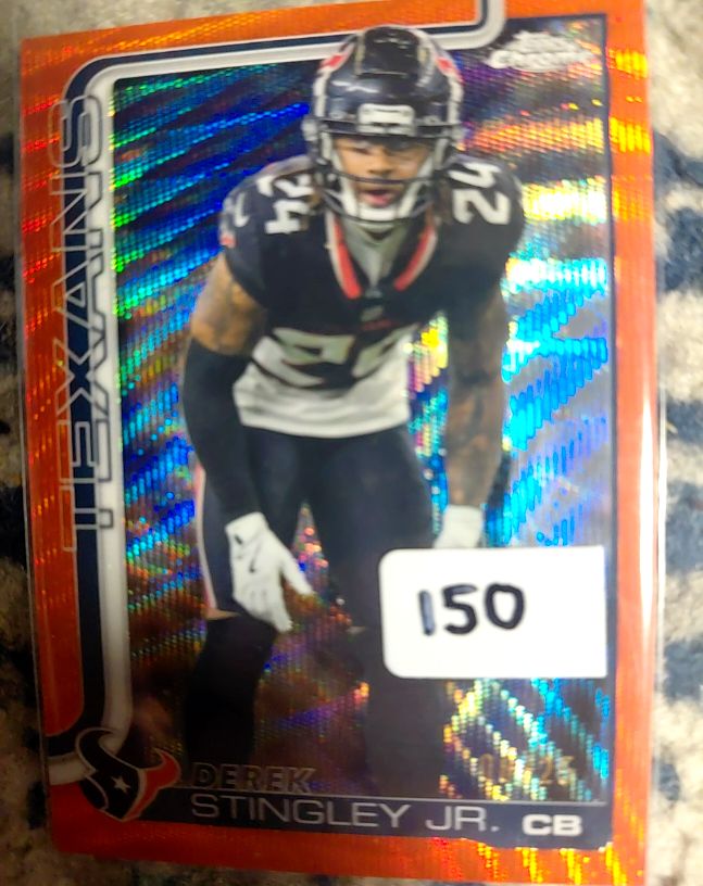 2025 Topps Chrome #116 Derek Stingley Jr. — front