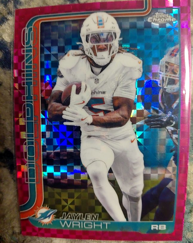 2025 Topps Chrome #190 Jaylen Wright — front