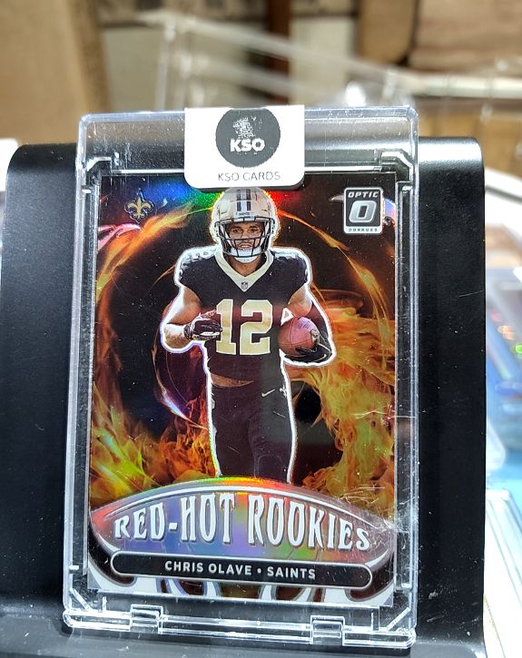 2022 Panini Donruss Optic #RHR-4 Chris Olave Red Hot Rookies — front