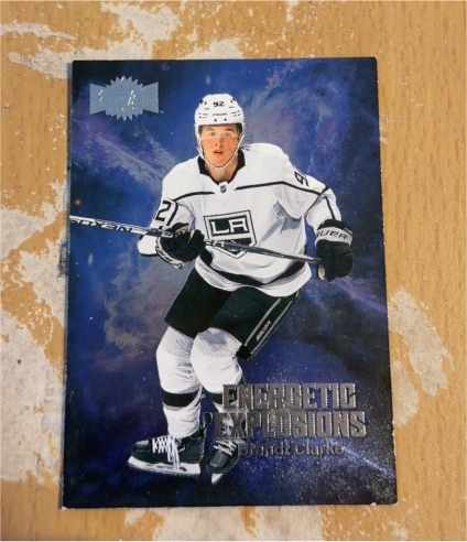 2023-24 Skybox Metal Universe #EE-17 Brandt Clarke Energetic Explosions — front