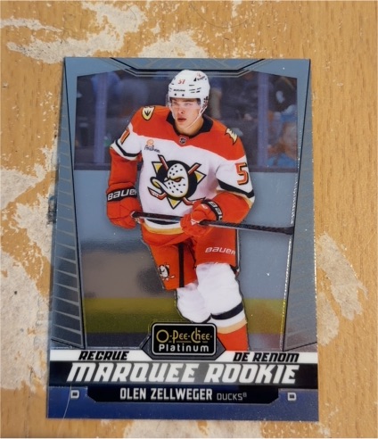 2024-25 O-Pee-Chee Platinum #207 Olen Zellweger — front
