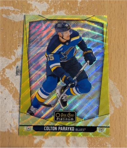 2024-25 O-Pee-Chee Platinum #21 Colton Parayko — front