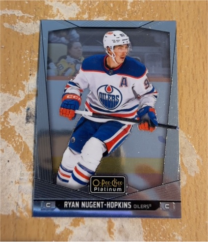 2024-25 O-Pee-Chee Platinum #43 Ryan Nugent-Hopkins Edmonton Oilers — front