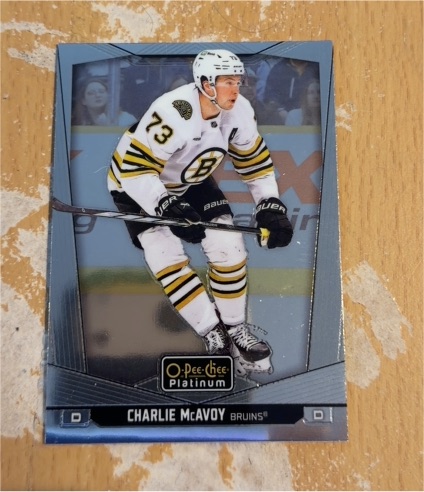 2024-25 O-Pee-Chee Platinum #132 Charlie McAvoy — front