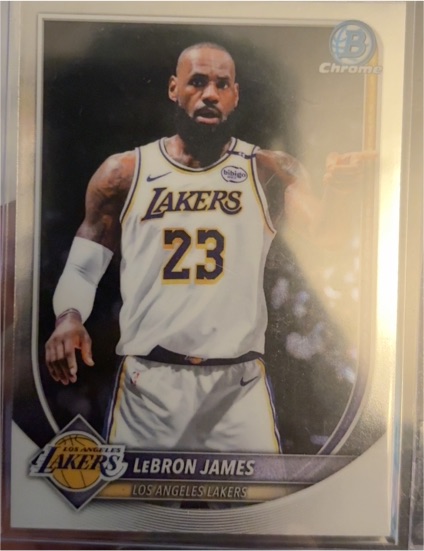 2025-26 Topps Bowman Chrome #BCV-121 LeBron James — front