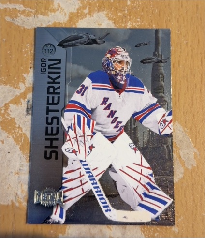 2023-24 Skybox Metal Universe #112 Igor Shesterkin — front