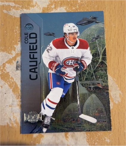 2023-24 Skybox Metal Universe #135 Cole Caufield — front