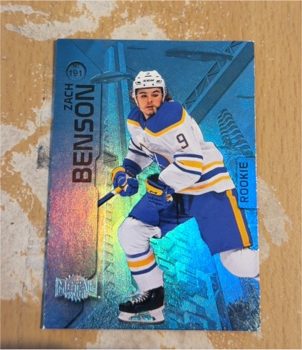 2023-24 Skybox Metal Universe #191 Zach Benson — front