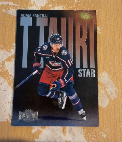2023-24 Skybox Metal Universe T Tauri Star #TTP-20 Adam Fantilli — front