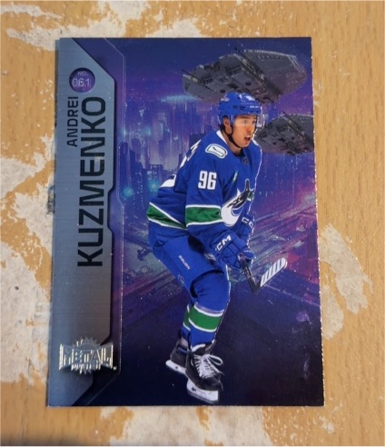 2023-24 SkyBox Metal Universe #061 Andrei Kuzmenko — front