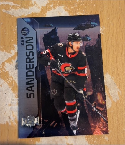 2023-24 Skybox Metal Universe #038 Jake Sanderson — front